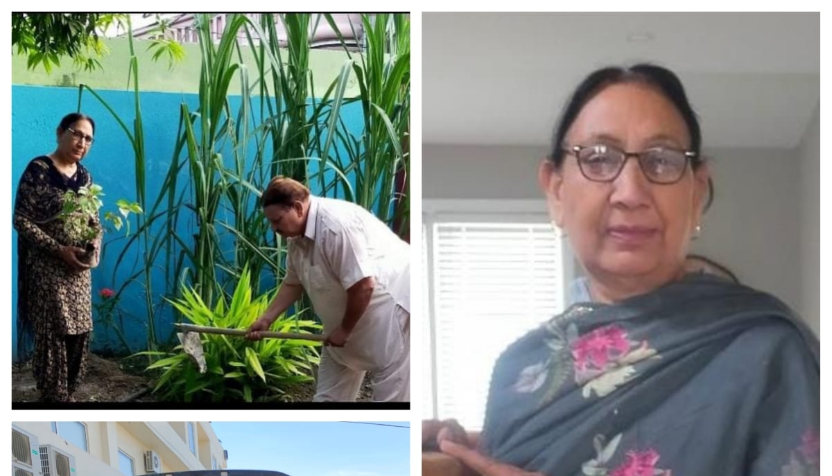 Balveer Kaur celebrated her birthday by planting saplings.
